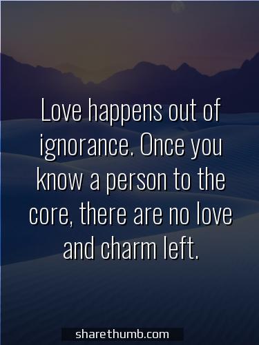 ignorance and love quotes
